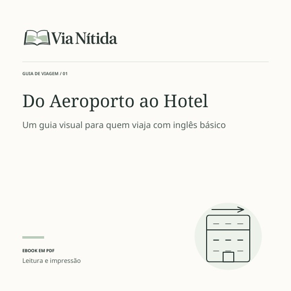 Capa do guia Do Aeroporto ao Hotel