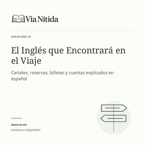 Portada de la guía El Inglés que Encontrará en el Viaje