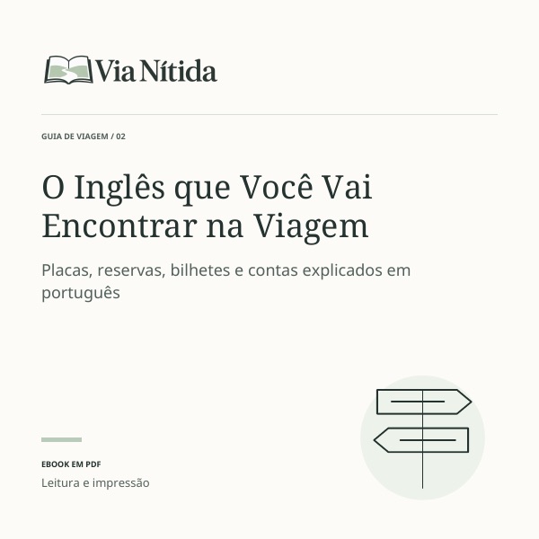 Capa do guia O Inglês que Você Vai Encontrar na Viagem