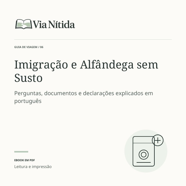 Capa do guia Imigração e Alfândega sem Susto