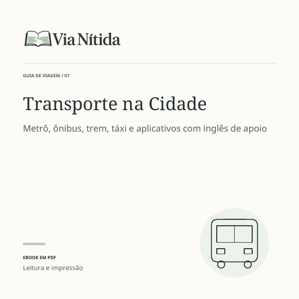 Capa do guia Transporte na Cidade